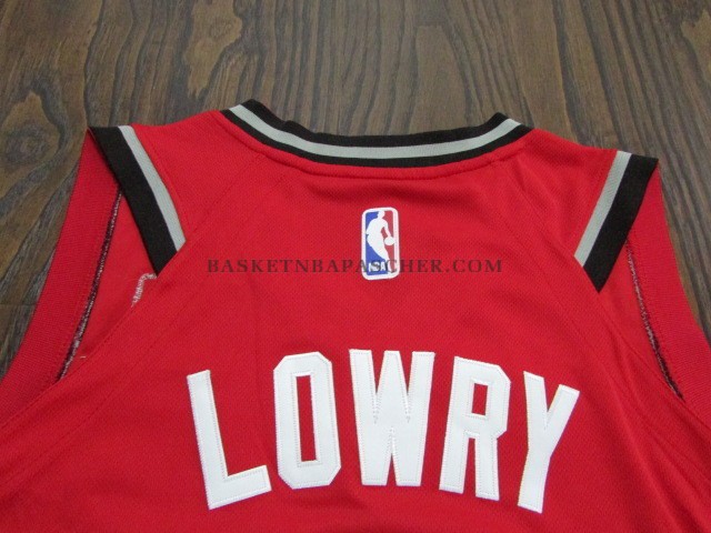 Maillot Authentique Toronto Raptors Lowry 2017-18 Rouge